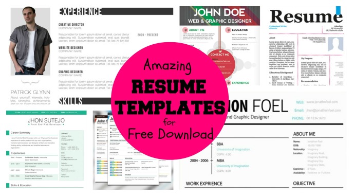 Amazingly Cool & Creative Resume Templates for Your Dream Job!