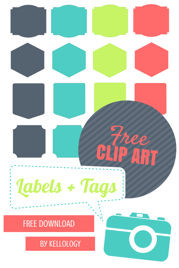 Journalling Tags + Labels (Clip Art - PNG Files) for Free Download